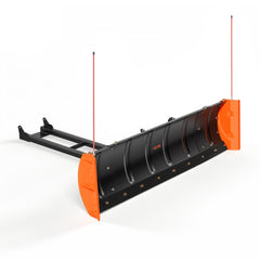 VEVOR Snow Plow Kit 43 in/60 in Width Adjustable Plow Attachment Side Wings, for Most ATVs & UTVs, Height & Left-Right