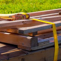 VEVOR E Track Ratchet Strap, 18PCS 2" x 15' E-Track Straps 4400 LBS Breaking Strength, with Polyester Webbing & Spring