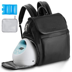 VEVOR Breast Pump Backpack, Breast Feeding Bag with Ice Pack, Fits for S1/S2, Pumping Accessories & Breastmilk Storage