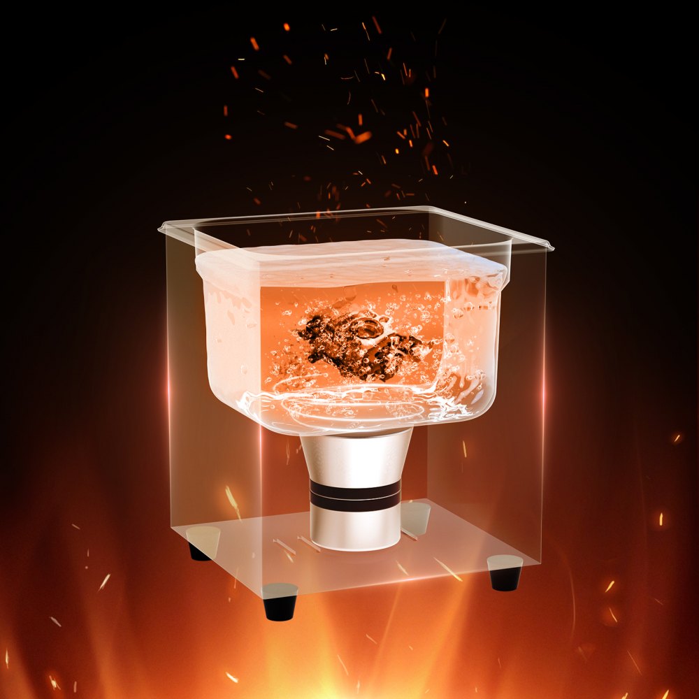 VEVOR 2L Ultrasonic Cleaner with Heater Timer & Basket, Professional Digital Sonic Cavitation Machine, 60W Cleaning