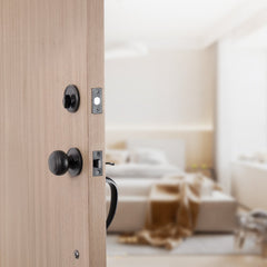 VEVOR Front Door Handle and Deadbolt Set, Front Door Lock Set with Interior Knob, Adjustable Hole Spacing Single