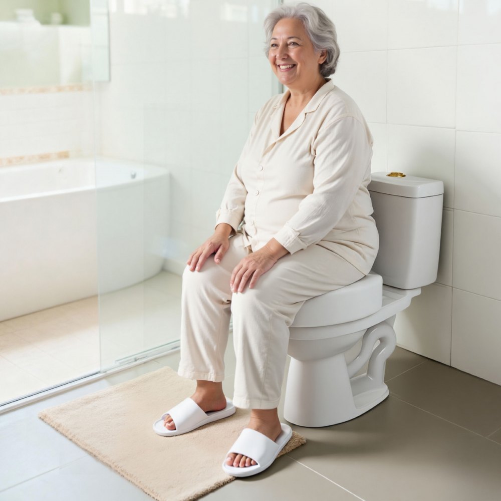 VEVOR Raised Toilet Seat, 350 lbs Capacity, 5-Inch Lift Height, Commode Elevated Toilet Seat Riser with Enlarged