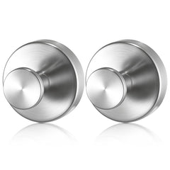 VEVOR Suction Cup Hooks for Shower, 2-Pack No Drill Stainless Steel Hooks, Suction Cup Shower Towel Hanging Hook, for
