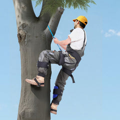 VEVOR Tree Climbing Spikes Set, Height-Adjustable Tree Climbing Gear with Straps & Harness, 350 lbs Load Capacity