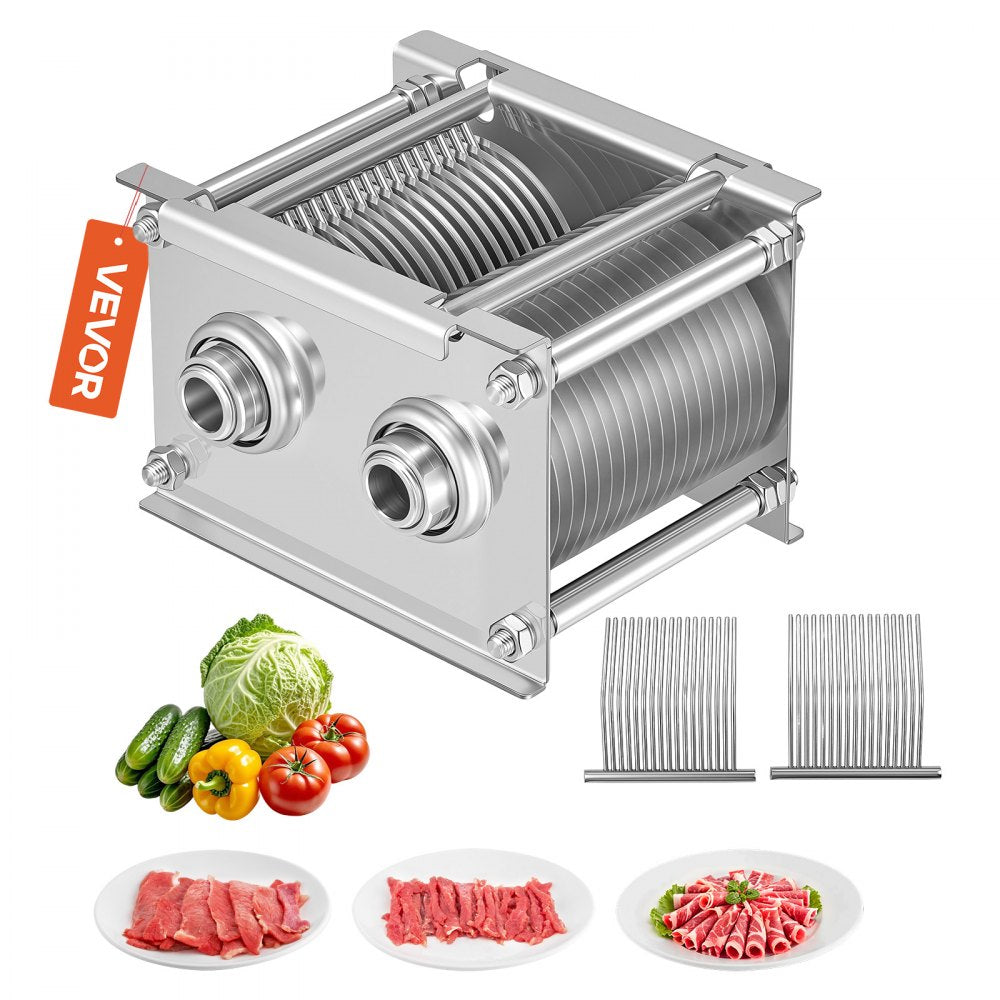 VEVOR Meat Cutter Machine Blade, 5 mm Replacement Commercial Blade for Model 90 Food Slicer, Stainless Steel, for