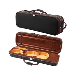VEVOR 4/4 Full Size Violin Case, Built-in Hygrometer, Lightweight Portable Travel Carrying Bag, with Plush Lining