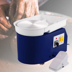 VEVOR Pottery Wheel 28cm Pottery Forming Machine with Detachable Basin Foot Pedal Control 350W Art Craft DIY Clay Tool