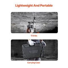 VEVOR Demolition Jack Hammer, 1400W Electric Jackhammer Heavy Duty, 2pcs Chisels Bits Chipping with Case, 2900 BPM