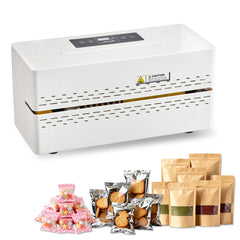 VEVOR Continuous Sealing Machine, 0.32-0.47 in Seal Width, Automatic Continuous Band Sealer with Digital Temperature
