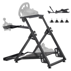 VEVOR Racing Wheel Stand, Adjustable & Foldable Simulator Stand for Logitech G923 G920 G29 G27, Thrustmaster T300RS TX