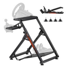 VEVOR Racing Wheel Stand, Adjustable & Foldable Simulator Stand for Logitech G923 G920 G29 G27, Thrustmaster T300RS TX