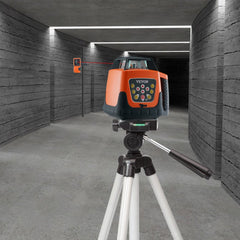 VEVOR Laser Level, 1650ft, 360 Degree Self Leveling Red Cross Line Laser, 5 Rotation Speeds & 4 Scanning Angles