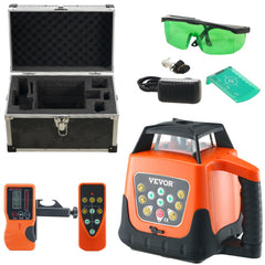 VEVOR Laser Level, 2000ft, 360 Degree Self Leveling Green Cross Line Laser, 5 Rotation Speeds & 4 Scanning Angles
