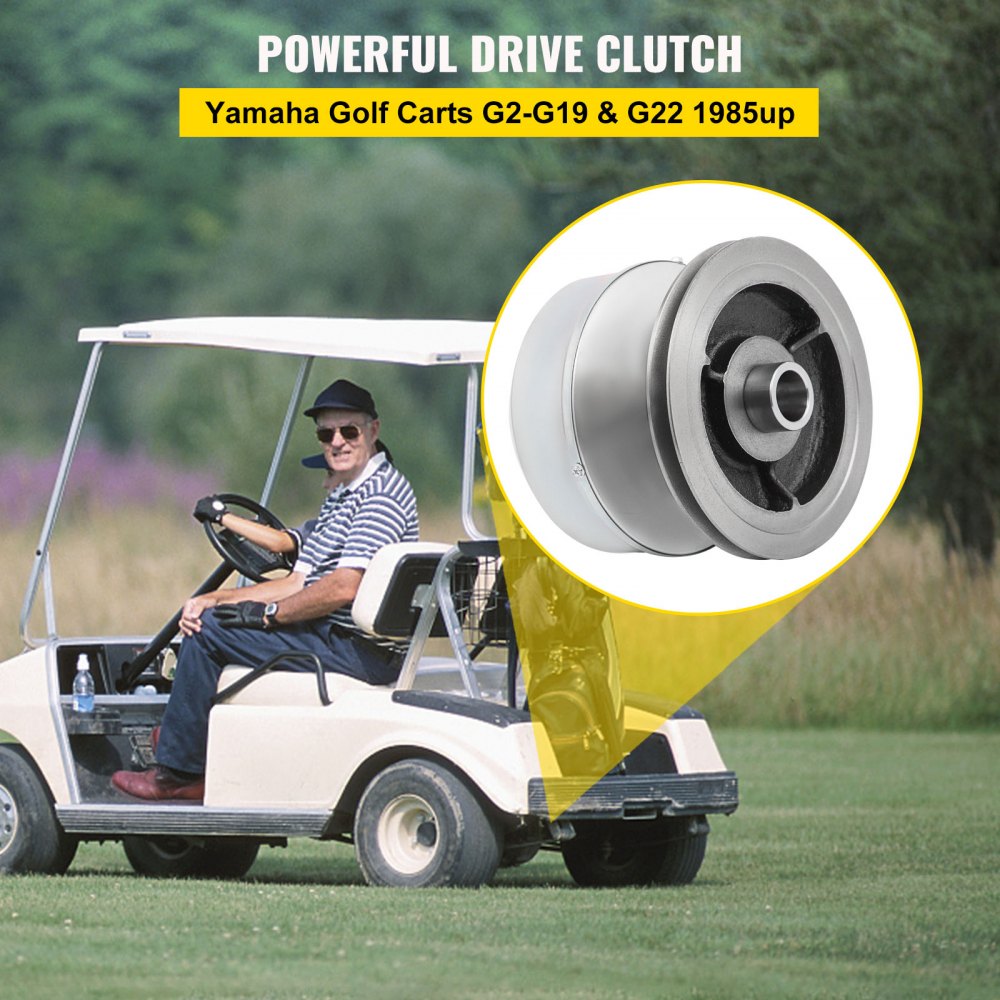 VEVOR G2-G22 Drive Clutch Compatible With Yamaha Golf Cart 1985+ G2 G8 G9 G14 G16 G22 4 Cycle Carts Gas Golf Cart 1985