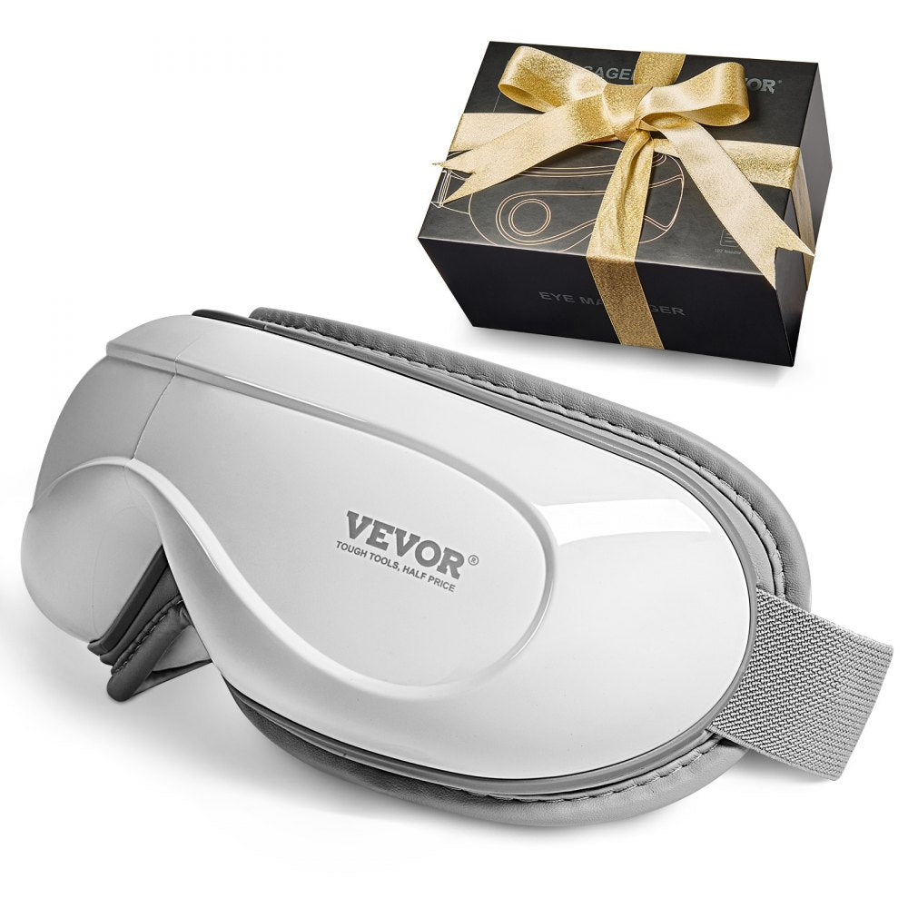 VEVOR Eye Massager with Heat, Heated Eye Massage Mask with 5 Modes and Bluetooth Music, 180° Foldable Eye Care Massager