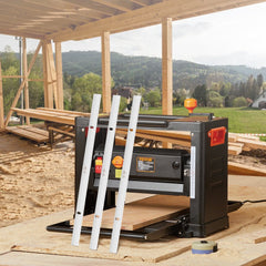 VEVOR Thickness Planer Blades, 13-inch, HSS Crafted for Durability, HRC55-60, Easy Installation with Pre-drilled Holes