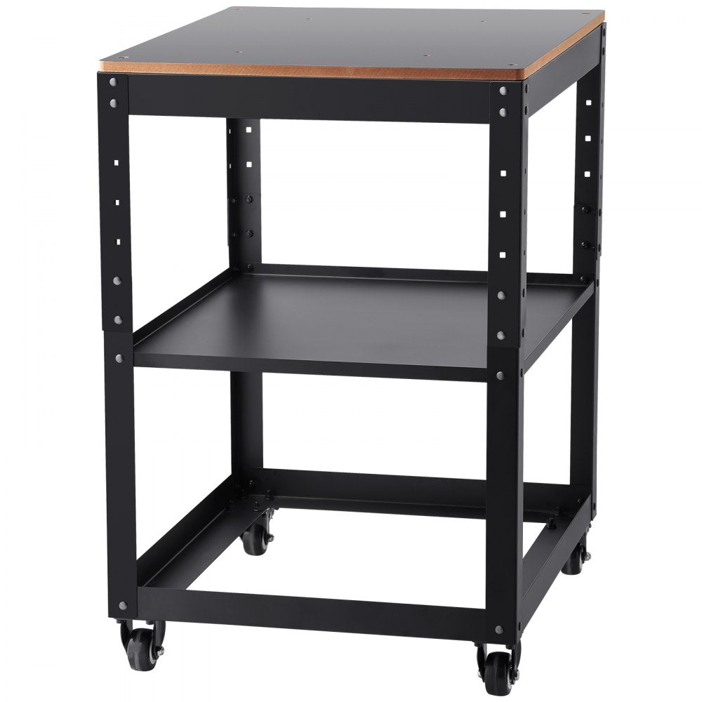 VEVOR Planer Stand, 100 lbs / 45 kg heavy loads, Three-Gear Height Adjustable Thickness Planer Table,with 4 Stable