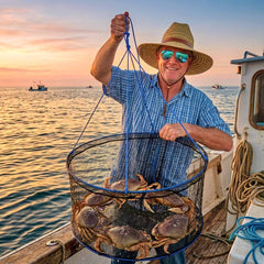 VEVOR Foldable Fishing Net, Landing Fishing Pier Nets, Portable Drop Net for Pulling up Fish, Durable and