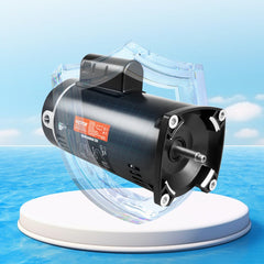 VEVOR 2 HP Pool Pump Motor, 56Y Frame, 230V (7.8 Amps) 3450 RPM, 60Hz, 1.3 Service Factor, 50μF/250V Capacitor, CCW
