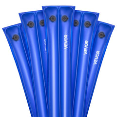 VEVOR Pool Cover Water Bags, 5 Packs 10 Ft, Double Chamber Pool Cover Water Tubes, 0.4mm Thick PVC Bags Weights with