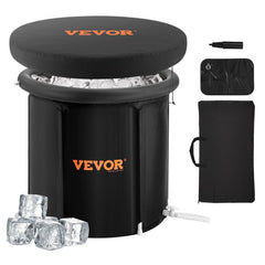 VEVOR Ice Bath Tub, Cold Water Therapy Plunge Tub for Athletes, Portable Outdoor Ice Barrel Plunge Pool for Recovery