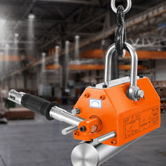 VEVOR Magnetic Lifter, 1320 lbs/600kg Pulling Capacity, 2.5 Safety Factor, Steel and Neodymium, Lifting Magnet with