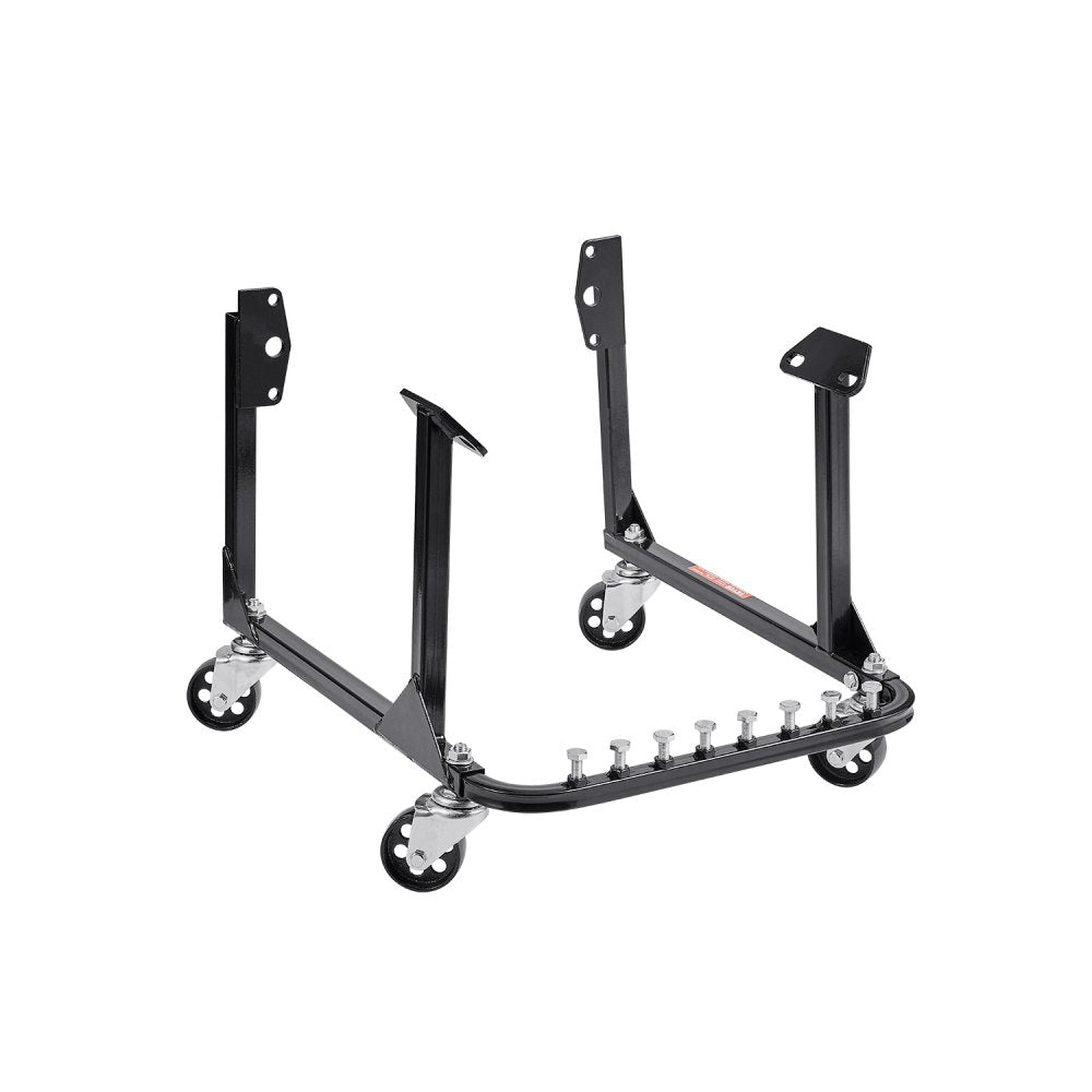 VEVOR Engine Stand, 750 LBS Load Capacity Engine Motor Stand, Heavy-Duty Steel Motor Holder with 4 Swivel Casters and 4