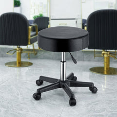 VEVOR Rolling Stools with Wheels, 400 LBS Weight Capacity Adjustable Height Stool with Ultra-Thick Seat Cushion, Swivel
