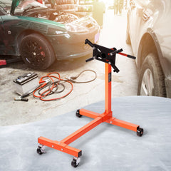 VEVOR Engine Stand, 750 lbs (3/8 Ton) Rotating Engine Motor Stand with 360 Degree Adjustable Head, Cast Iron Motor