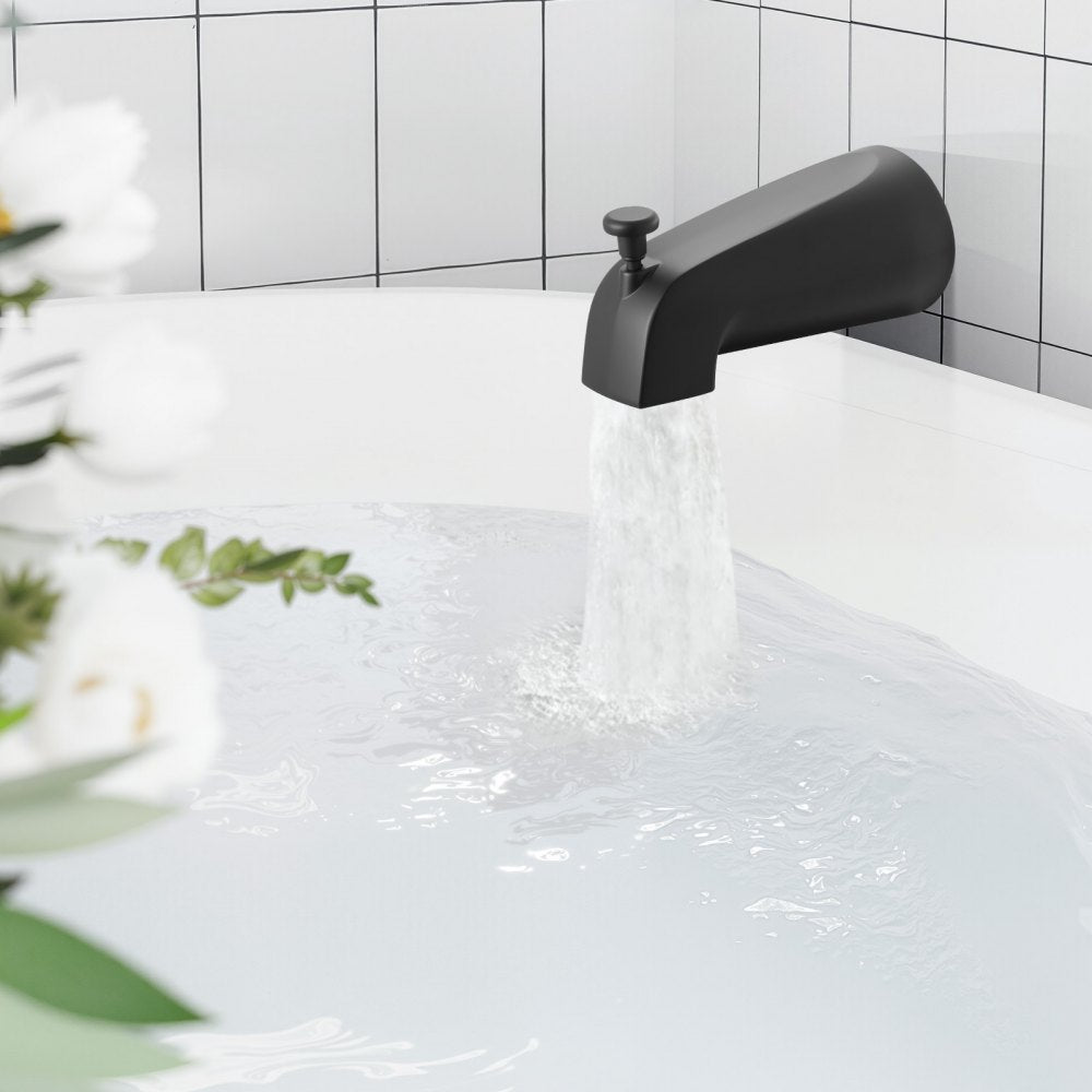 VEVOR Tub and Shower Faucet Set, Complete with 4.7-Inch Rainfall Shower Head and Bathtub Spout, 9-Setting Adjustable