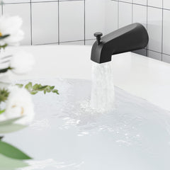VEVOR Tub and Shower Faucet Set, Complete with 4.7-Inch Rainfall Shower Head and Bathtub Spout, 9-Setting Adjustable