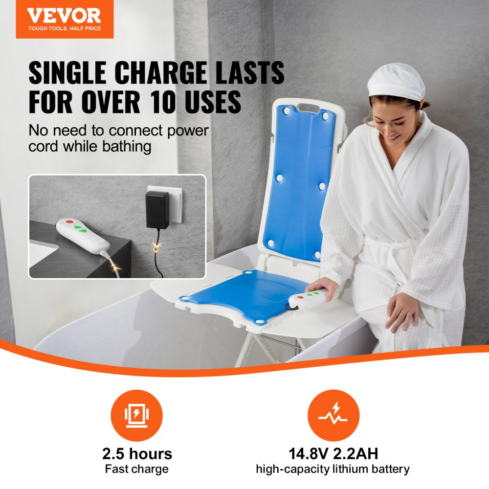 VEVOR Electric Chair Lift, Devices to Lift Elderly off Floor for Elderly, 3.03-19.96 inch Height Adjustable, Support Up