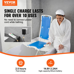 VEVOR Electric Chair Lift, Devices to Lift Elderly off Floor for Elderly, 3.03-19.96 inch Height Adjustable, Support Up