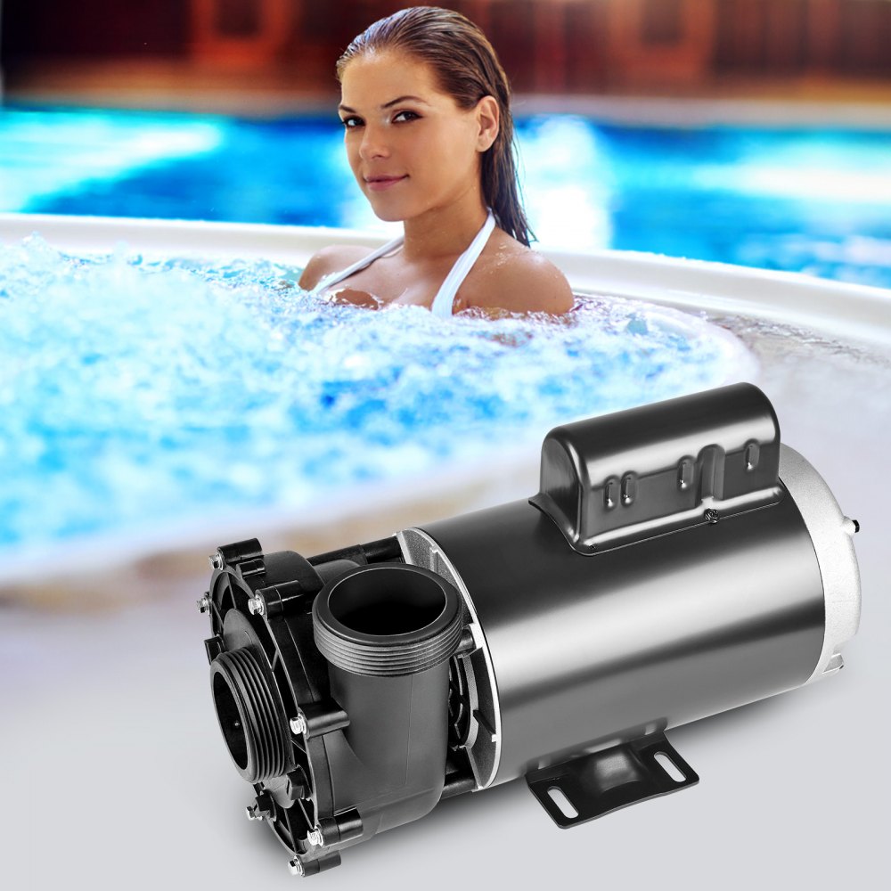 VEVOR 2 Speed SPA Pump, 56-Frame, AC220-240V Hot Tub SPA Pump, 3HP/200GPM/65.61ft High Speed or 0.4HP/100GPM/16.07ft