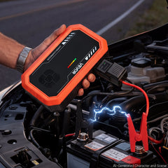 VEVOR Jump Starter with Air Compressor 3000A Peak Car Battery Jump Box, Portable for 9.0L Gas / 6.5L Diesel, 150 PSI