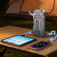 VEVOR Jump Starter, 3000A Peak, Car Jumper Starter Battery Pack, 12V Portable Lithium Battery Booster, Jump Box Power