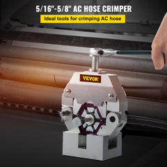 VEVOR Manually Operated AC Hose Crimper Hydra-Krimp 71550 Manual AC Hose Crimper Kit Air Conditioning Repair Handheld