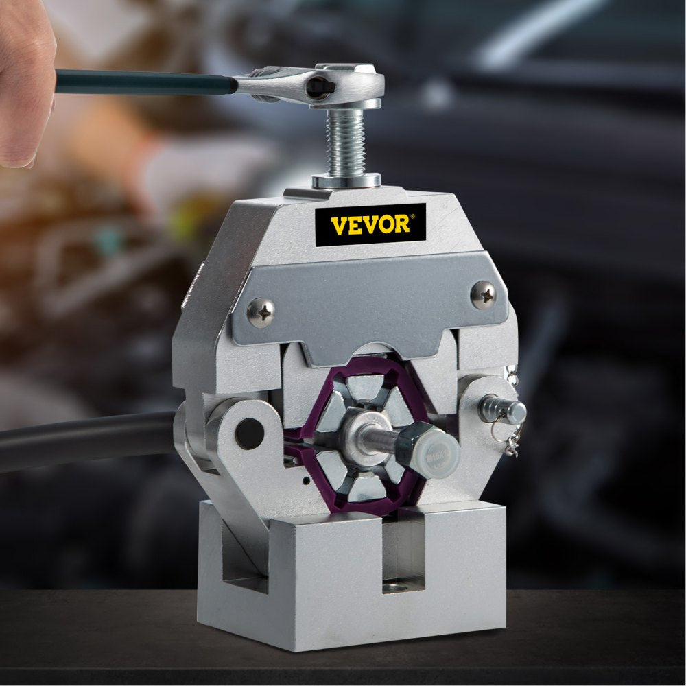 VEVOR Manually Operated AC Hose Crimper Hydra-Krimp 71550 Manual AC Hose Crimper Kit Air Conditioning Repair Handheld