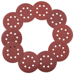 VEVOR 150 PCS 5 Inch Sanding Discs Set, 8-Hole Round Hook and Loop Sandpaper for Orbital Sander, 10 Grits include 60