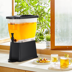 VEVOR Beverage Dispenser, 3 Gallon Drink Dispenser for Parties, Plastic Juice Dispenser with Stand Spigot Lid, Iced Tea
