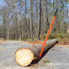 VEVOR Log Peavey, 46.5 in, Metal Handle Log Lifter, Heavy Duty Log Roller with Max 19 in Opening, Rust-Resistant Log