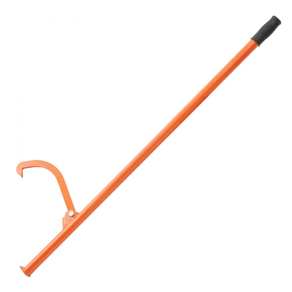 VEVOR Cant Hook Tool, 46.5 in, Heavy Duty Steel Log Roller, Log Lifter Timber Jack 32" Dia Logs, Forestry Logging