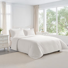 VEVOR King Duvet Cover Set, 100% Cotton, 3 Pieces Bedding Set King Size with 1 Duvet Cover 104 x 90 in and 2 Pillow