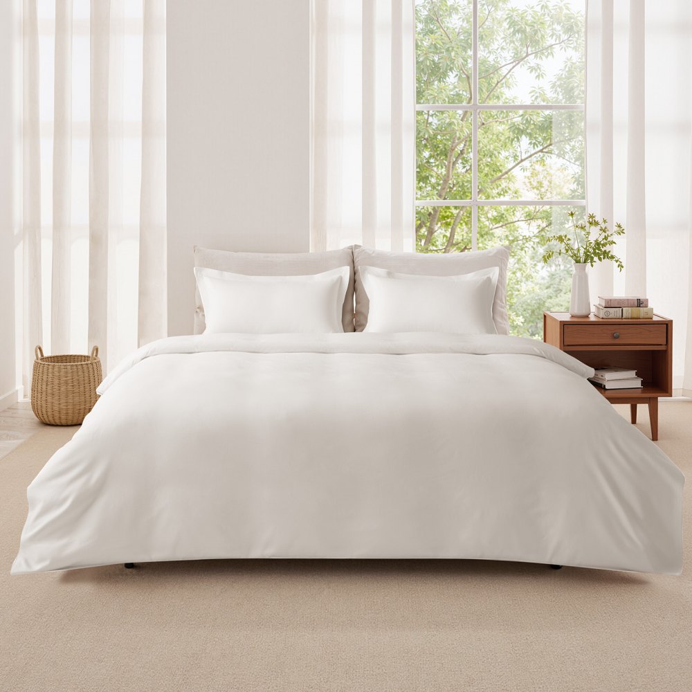 VEVOR King Duvet Cover Set, 100% Cotton, 3 Pieces Bedding Set King Size with 1 Duvet Cover 104 x 90 in and 2 Pillow