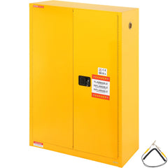 VEVOR Flammable Safety Cabinet, 45 Gal, Cold-Rolled Steel Flammable Liquid Storage Cabinet, 42.9 x 18.1 x 65.2 in