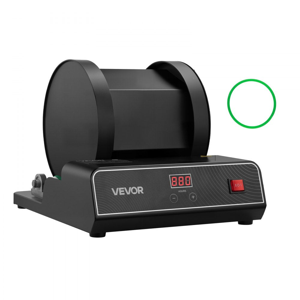 VEVOR Rock Tumbler Kit, 17 lbs Rock Polishing Kit, 2-Speed Stone Polishing Kit with 240-Hour Polishing Timer, Rock