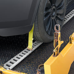 VEVOR E Track Tie-Down Rail Kit, 32PCS 5' E-Tracks Set Includes 8 Steel Rails & 8 O-Rings & 8 Tie-Offs with D-Ring & 8