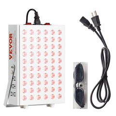 VEVOR Red Light Therapy for Body Face, 60 Dual-Chip LEDs, Red 660nm & Near Infrared 850nm Combo, High Power Red Light