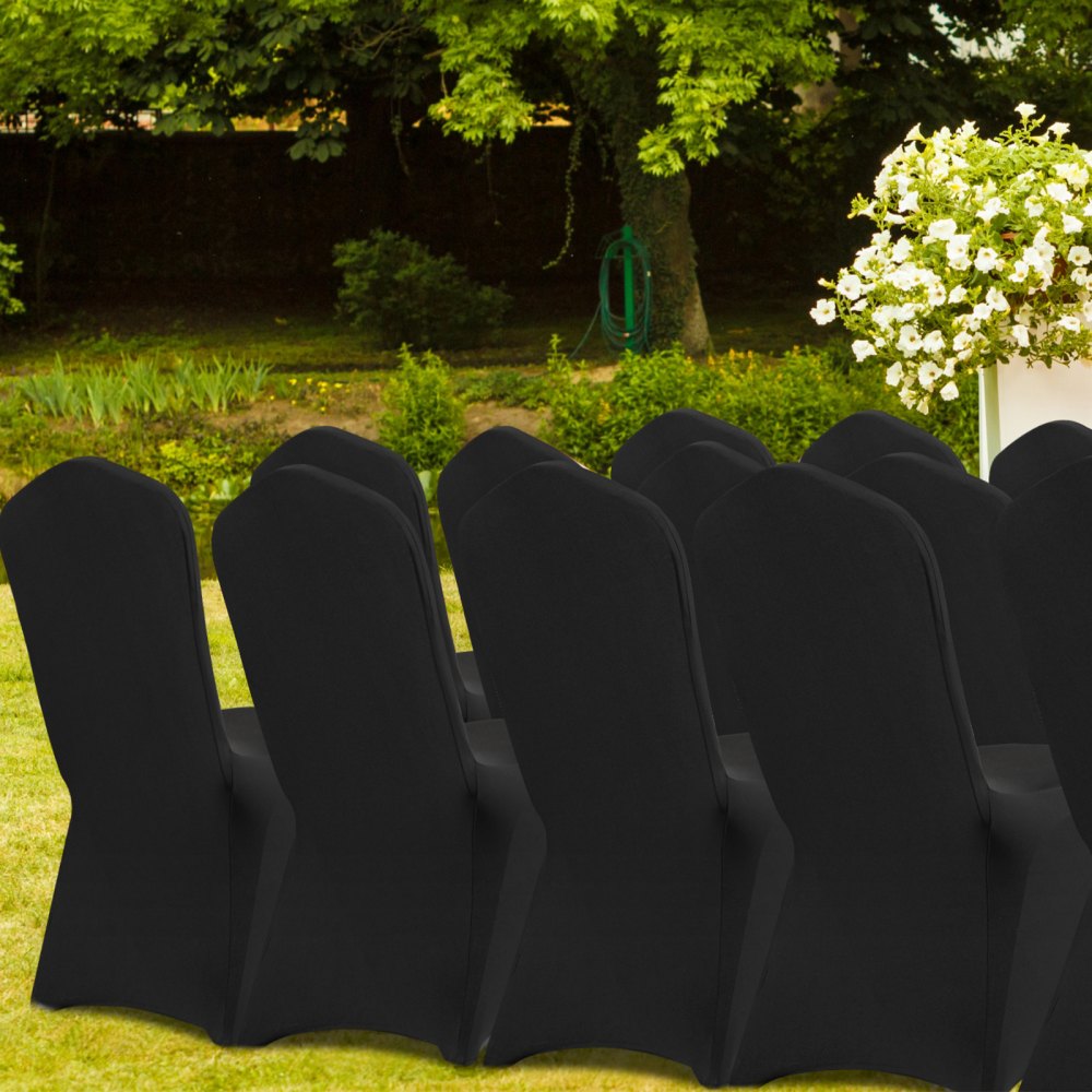 VEVOR Stretch Spandex Folding Chair Covers, Universal Fitted Chair Cover, Removable Washable Protective Slipcovers, for