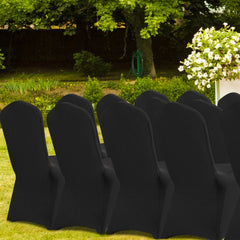 VEVOR Stretch Spandex Folding Chair Covers, Universal Fitted Chair Cover, Removable Washable Protective Slipcovers, for